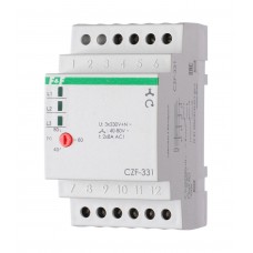 Реле контроля наличия фаз CZF-331, регулируемая асимметрия, 3 модуля
