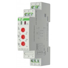 Реле контроля напряжения однофазное CP-720DC-24, выбор напряжения контролируемой сети, 1 модуль